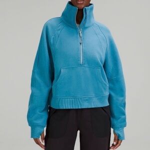 Lulu oversized funnel neck half zip XS/S